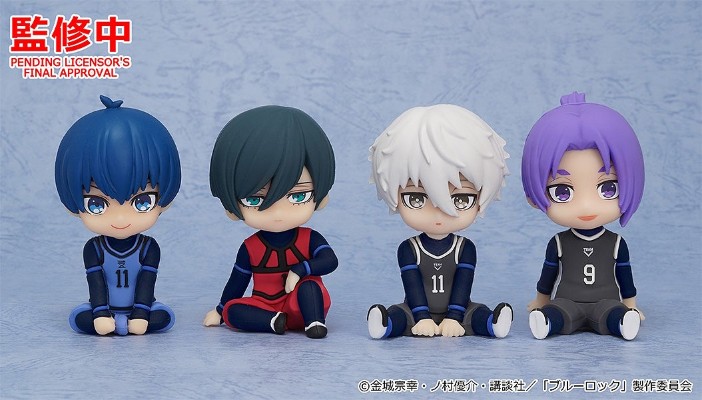 粘土人PLUS 蓝色监狱 洁世一/糸师凛/凪诚士郎/御影玲王 橡胶人偶