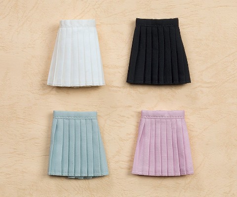 粘土娃 服装 长裙（白色／黑色／蓝色／粉红色）