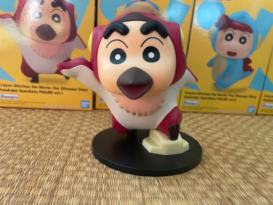 电影 蜡笔小新：我们的恐龙日记 春日部防卫队玩具人偶1 A款：翼龙小新