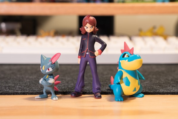 宝可梦比例世界 城都地区 小银+蓝鳄+狃拉