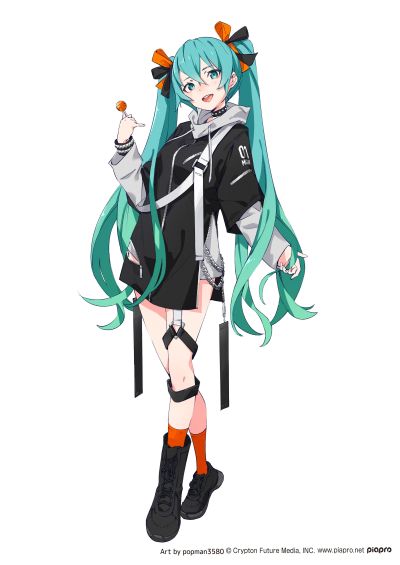 Fashion 初音未来 朋克时装