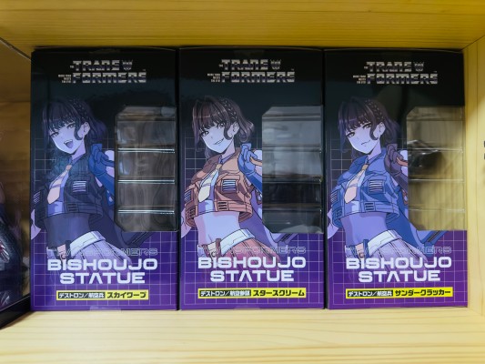 美少女雕像 变形金刚美少女 闹翻天