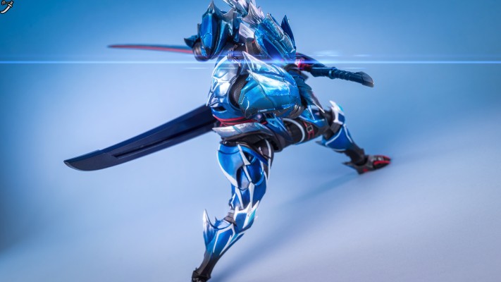 转轮科技 惊奇山口式 怪物猎人崛起：曙光 男剑士猎人 冰狼龙套装