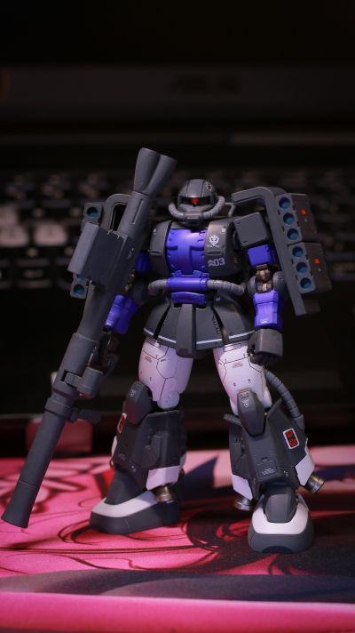 HGGTO 机动战士高达 THE ORIGIN MS-06R-1A 高机动型扎古II 改良型 (盖亚/马休専用機)