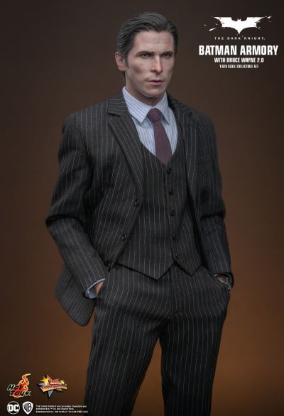 MMS750 蝙蝠侠：黑暗骑士 蝙蝠侠装甲库连布鲁斯·韦恩2.0