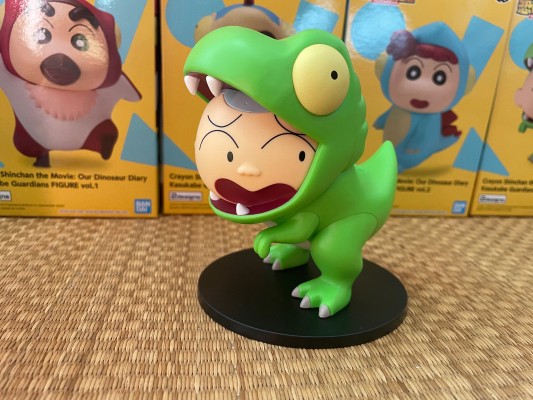 电影 蜡笔小新：我们的恐龙日记 春日部防卫队玩具人偶1 A款：翼龙小新