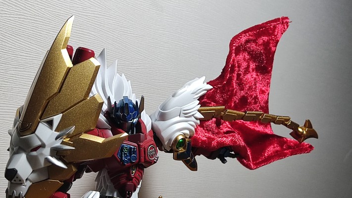 风雷可动  白狮擎天柱