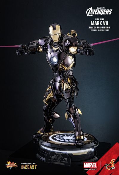 MMS741D61 复仇者联盟 钢铁侠 7号装甲 黑金电镀色版