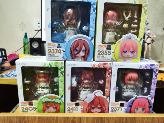 粘土人#2405 五等分的新娘∽ 中野四叶 婚纱