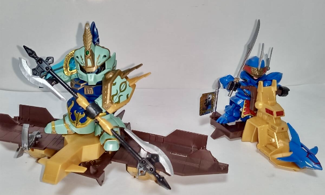 BB戦士 三国伝 动画版 035 真 呂蒙(りょもう)迪杰・甘寧(かんねい)ケンプファー 強襲水軍SET