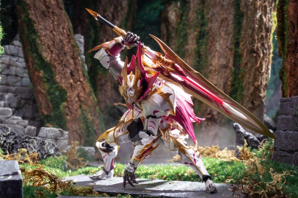 转轮科技系列 惊奇山口 怪物猎人崛起：曙光 男剑士猎人 爵银龙套装