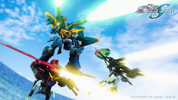 机动战士高达 G FRAME FA 机动战士高达SEED 凶猛的三台高达