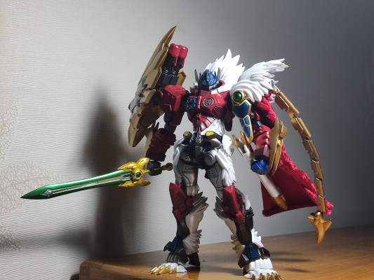 风雷可动  白狮擎天柱