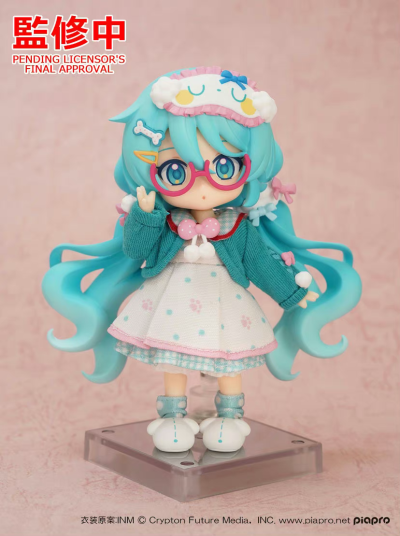 粘土娃 虚拟歌手系列01 初音未来 居家穿搭