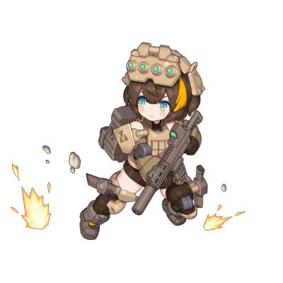 桌面军队 N-212d 泰坦尼娅系列 德尔塔(侦查装备 沙漠战式样)