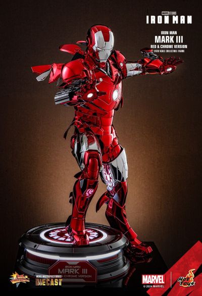 钢铁侠 钢铁侠3号装甲 红银电镀色版