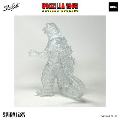工匠王朝系列 哥斯拉 1965 透明白模（已组装）