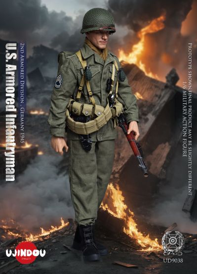 UD9038 二战美军装甲步兵第2装甲师- 德国1945