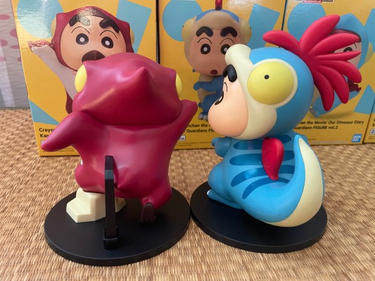 电影 蜡笔小新：我们的恐龙日记 春日部防卫队玩具人偶1 A款：翼龙小新