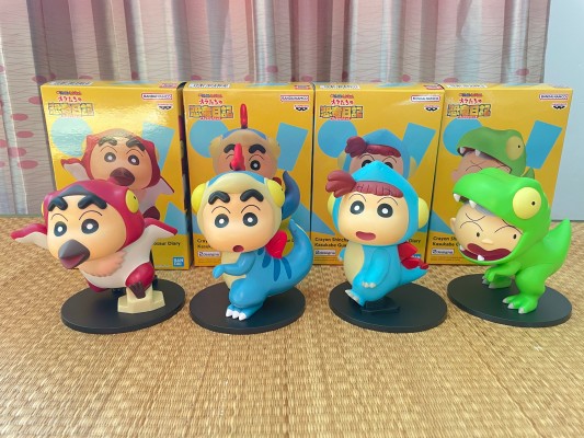 电影 蜡笔小新：我们的恐龙日记 春日部防卫队玩具人偶1 A款：翼龙小新