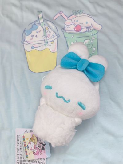 简单可爱 三丽鸥家族 挂件布偶 毛茸茸的洗浴时间