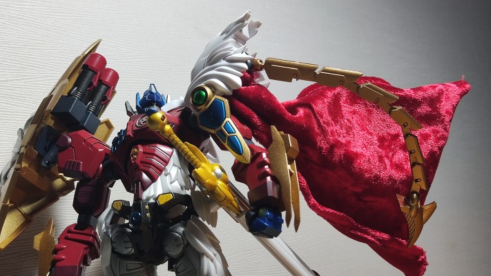 风雷可动  白狮擎天柱