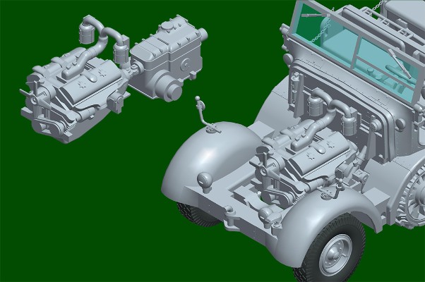 编号:07403 1/72 装甲车辆系列 德国12吨DB10牵引车