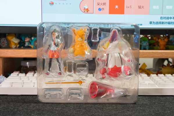 宝可梦比例世界 帕底亚地区 妮莫+骨纹巨声鳄+巴布土拨