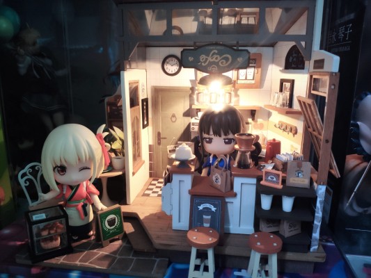 粘土人#2336 莉可丽丝 井上泷奈 莉可莉可咖啡店工服