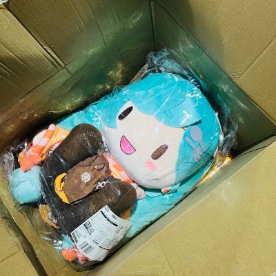 初音未来系列 雪未来2024  Fuwa Petit 可爱软绵绵玩偶 超大尺寸