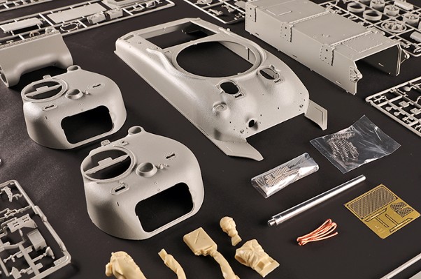 编号:61617 1/16 装甲车辆系列 美国M4A1中型坦克-后期型