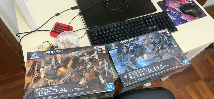 30MM 机战佣兵VI 境界天火 许耐德 NACHTREIHER/40E 钢铁迷雾