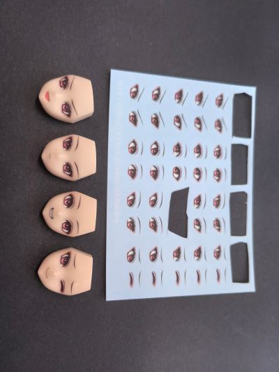 创彩少女庭园 自定义替换脸 + 表情印花 套装