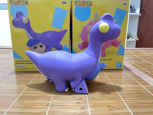 电影 蜡笔小新：我们的恐龙日记 春日部防卫队玩具人偶3 A款：腕龙风间同学