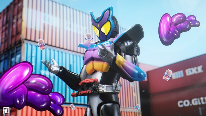 假面骑士超可动人偶 假面骑士加布 跳跳软糖形态