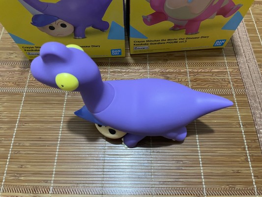 电影 蜡笔小新：我们的恐龙日记 春日部防卫队玩具人偶3 B款：三角龙阿呆