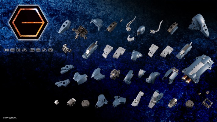 六角机牙 支援拓展包015 豪腕λ强化零件套装