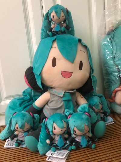 初音未来系列 Fuwa Petit 可爱软绵绵玩偶“初音未来+MEIKO+KAITO”