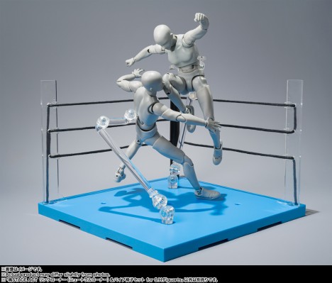 魂STAGE ACT 擂台（半开型）与钢管椅子 S.H.Figuarts配件