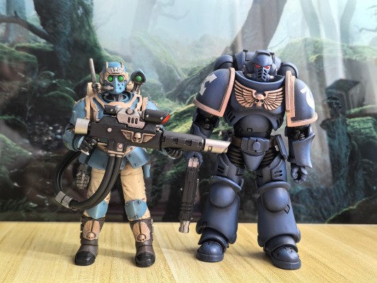 战锤40000 星界军 风暴忠嗣小队 第55卡比克雄鹰兵团 风暴忠嗣军2