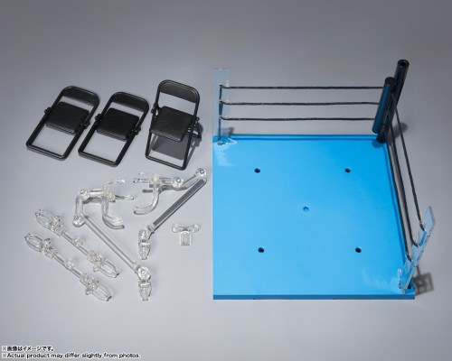 魂STAGE ACT 擂台（半开型）与钢管椅子 S.H.Figuarts配件