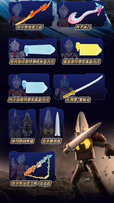 奥特名鉴群星版第十二弹-耀变星光