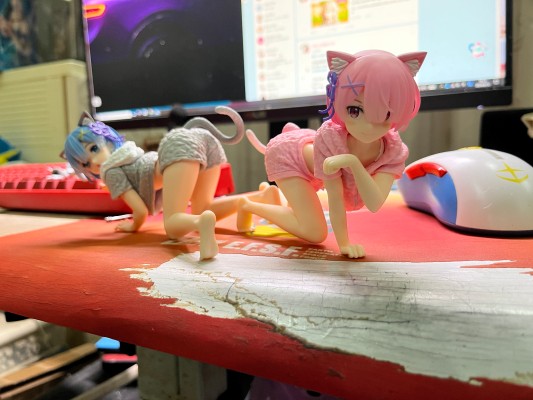 Desktop Cute Re:从零开始的异世界生活 雷姆~猫咪居家服~新装版