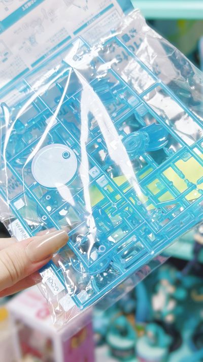 粘土人拼装模型 初音未来 透明版