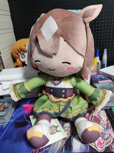 赛马娘 闪耀！优俊少女  Fuwa Petit 可爱软绵绵玩偶 里见光钻 L尺寸