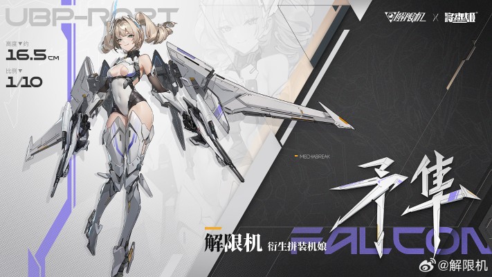 解限机 UBP-R02T 矛隼 衍生拼装机娘