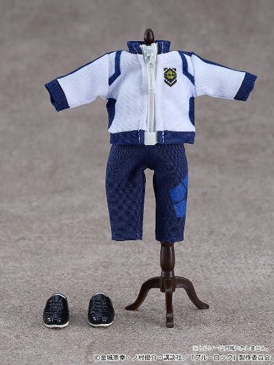 粘土娃 服装套组 蓝色监狱运动服