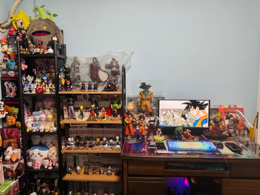 DESKTOP REAL McCOY EX 超级赛亚人孙悟空 与 超级赛亚人孙悟饭 与 摩托车