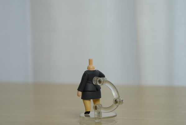 黏土人もあ 黒スーツ 