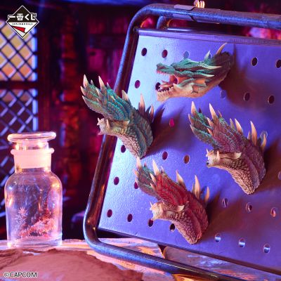 一番赏 怪物猎人 20周年纪念 D奖 20周年纪念头雕磁铁 ～禁忌怪物～